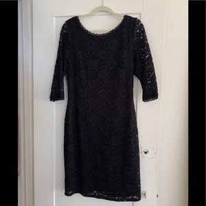 Black lace dress 12